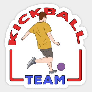 Kickball Team Sticker